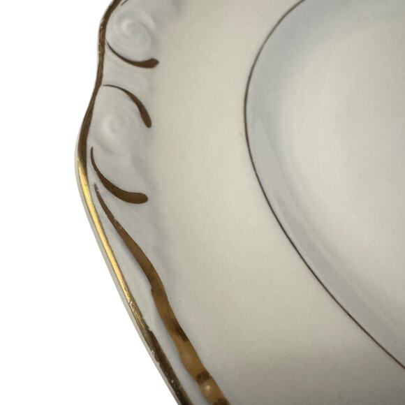 Vintage Homer Laughlin Eggshell Georgian Gold Trimmed Serving Platter G41N5 - Picture 2 of 4